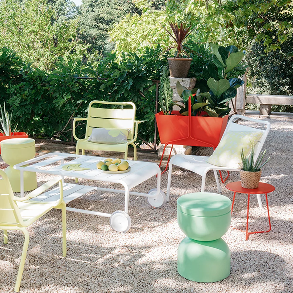 Luxembourg loungestol, Willow green (grön) Fermob