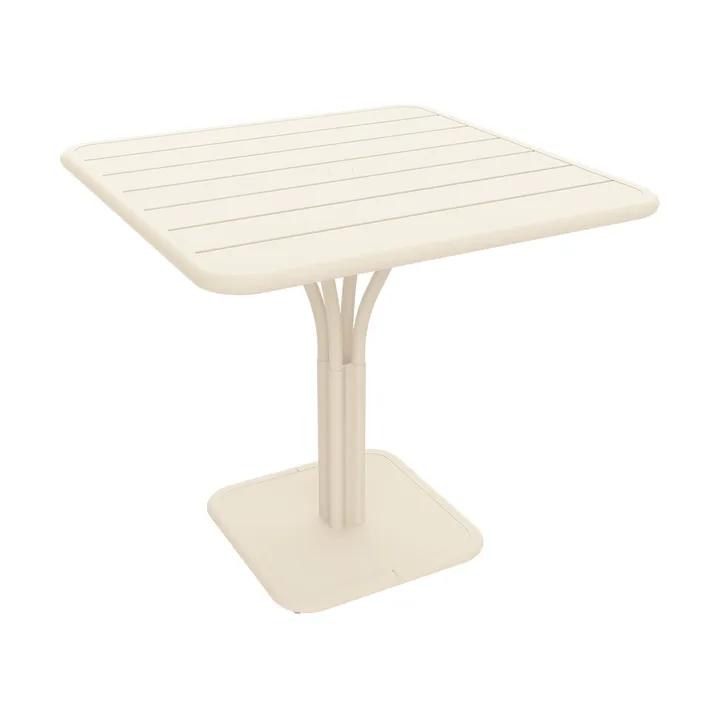 Luxembourg Pedestal bord kvadratiskt - Latte beige (beige) - Fermob