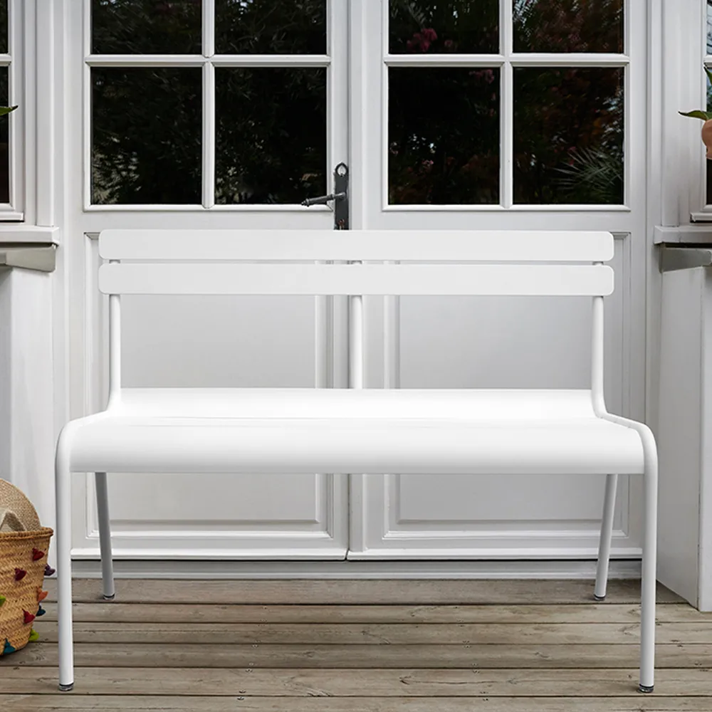 Luxembourg soffa 118x56x86 cm, Cotton white (vit) Fermob