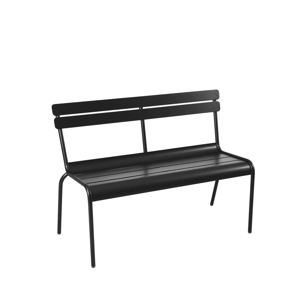 Luxembourg soffa 118x56x86 cm, Liquorice (svart) Fermob