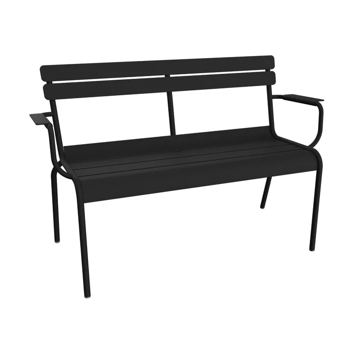 Luxembourg soffa med armstöd 131x55,5x86 cm - Anthracite (grå) - Fermob