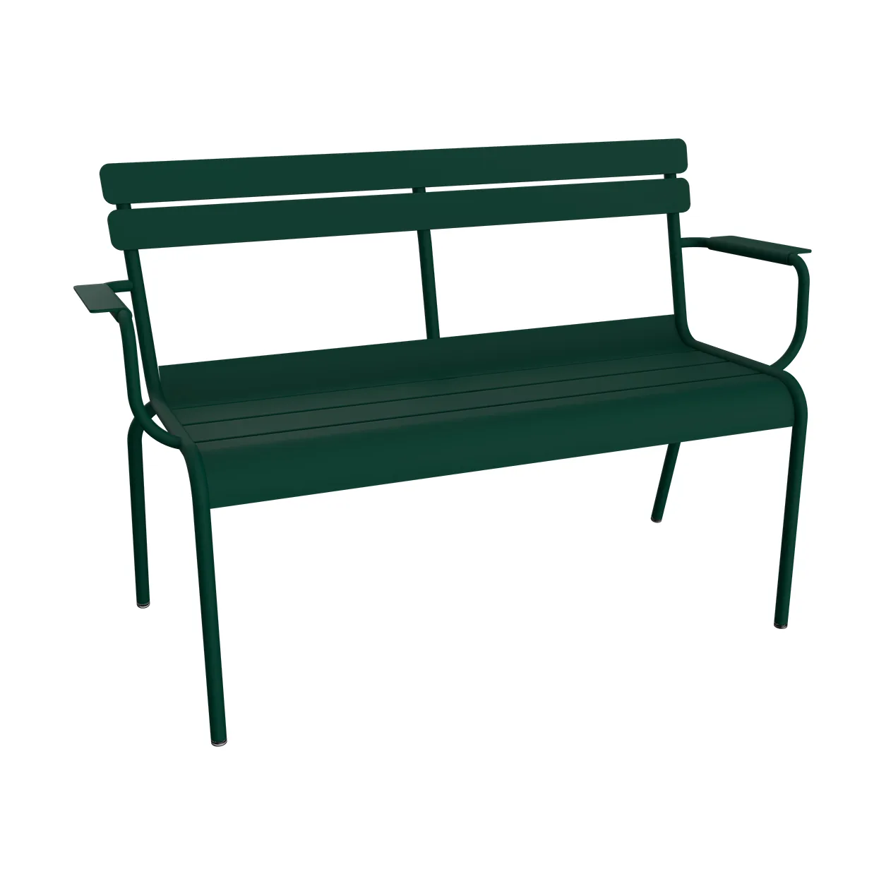 Luxembourg soffa med armstöd 131x55,5x86 cm, Cedar green (grön) Fermob