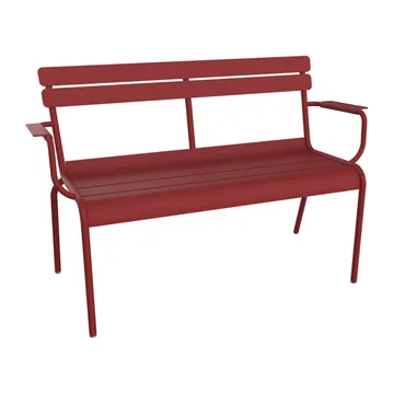 Luxembourg soffa med armstöd 131x55,5x86 cm - Chili (röd) - Fermob