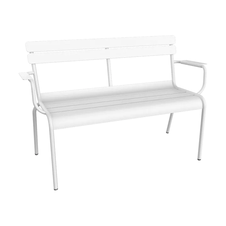 Luxembourg soffa med armstöd 131x55,5x86 cm - Cotton white (vit) - Fermob