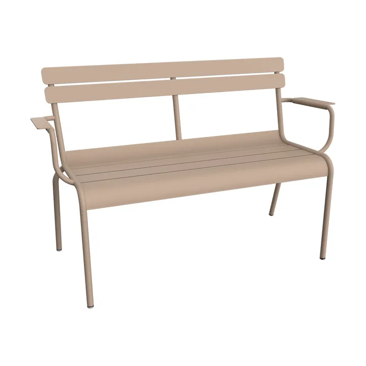 Luxembourg soffa med armstöd 131x55,5x86 cm - Nutmeg (beige) - Fermob
