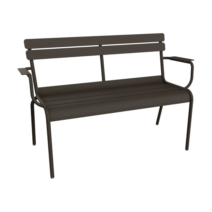 Luxembourg soffa med armstöd 131x55,5x86 cm - Tonka (brun) - Fermob
