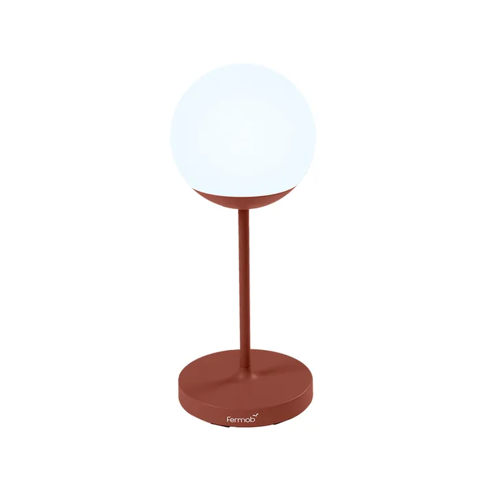 Mooon! bordslampa - Red ochre (röd), h.63 cm - Fermob