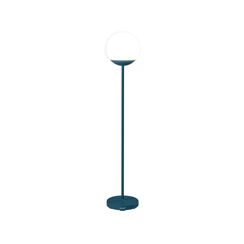 Mooon! golvlampa, Acapulco blue (blå) Fermob