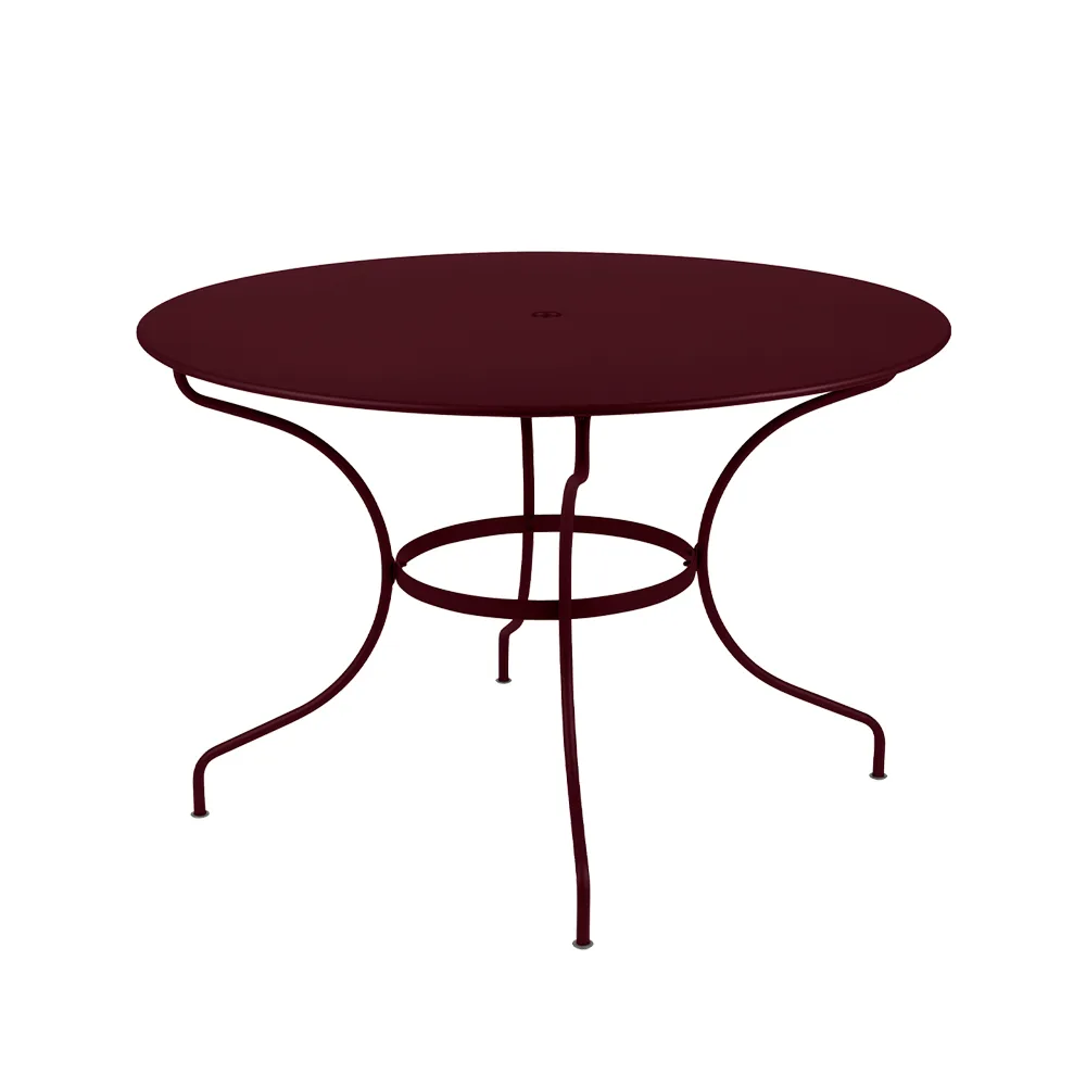 Opera+ bord Ø117 cm, Black cherry (vinröd) Fermob