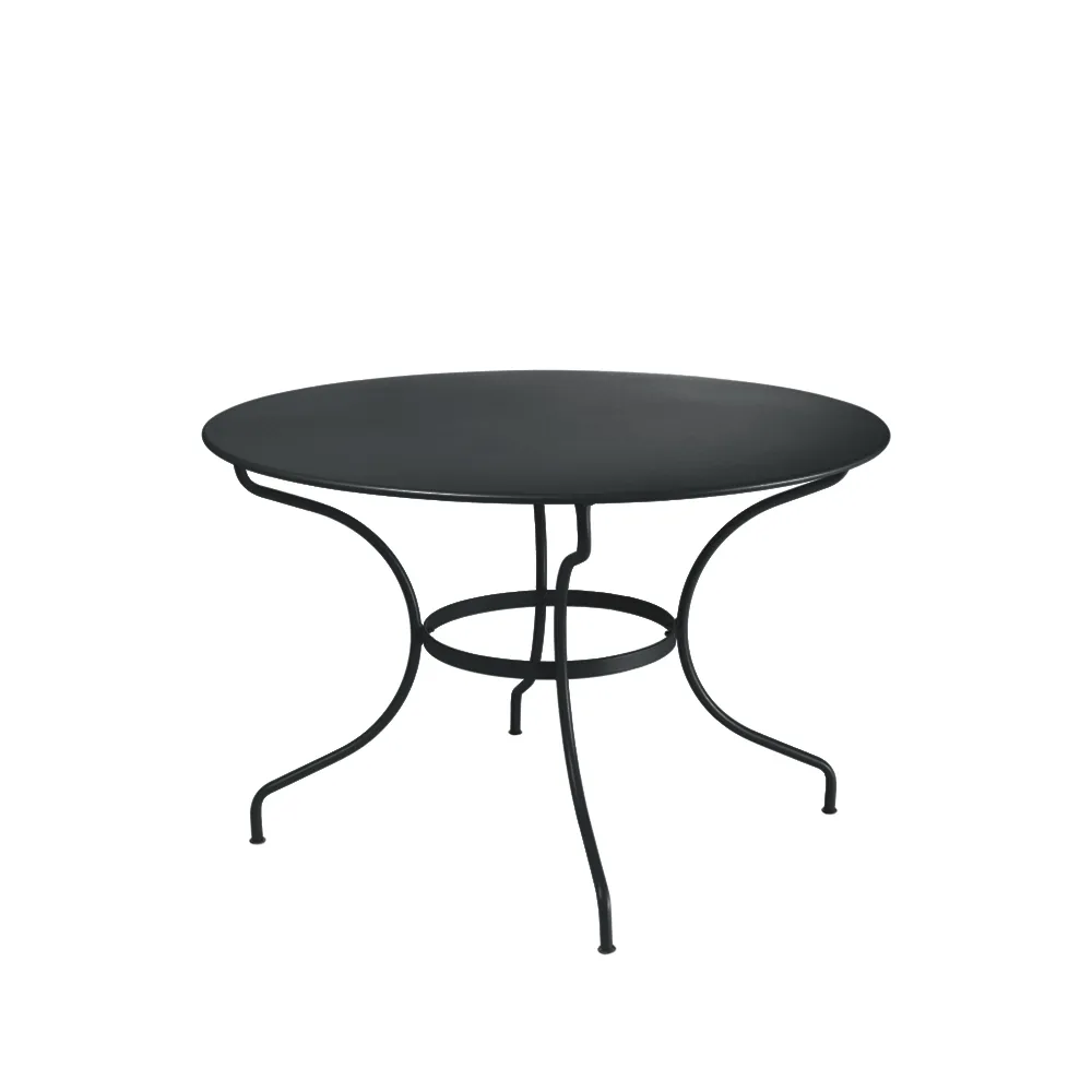 Opera+ bord Ø117 cm, Liquorice (svart) Fermob