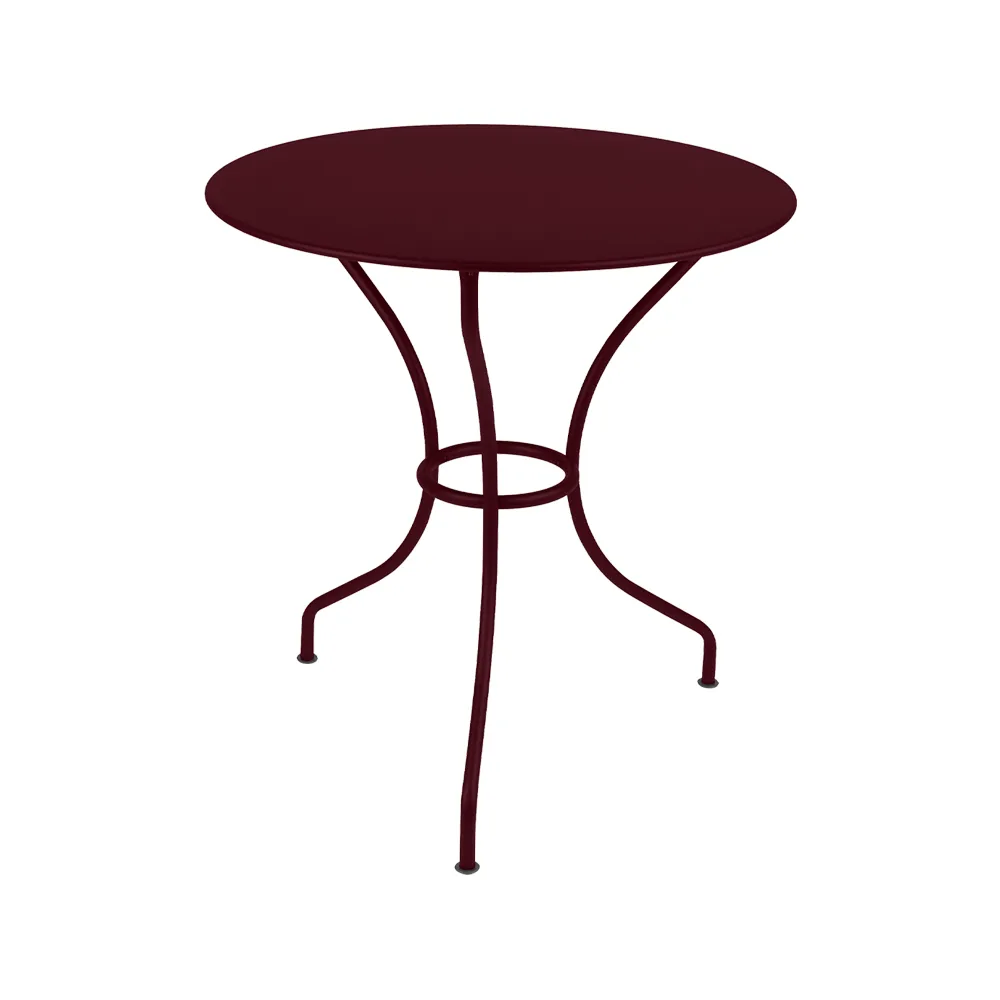 Opera+ bord Ø67 cm, Black cherry (vinröd) Fermob