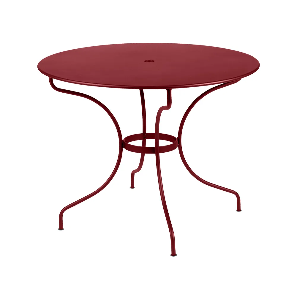 Opera+ bord Ø96 cm, Chili (röd) Fermob
