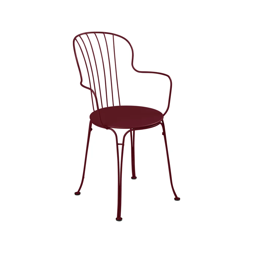 Opera+ karmstol, Black cherry (vinröd) Fermob