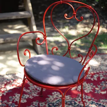 Outdoor Cushion Ø43 cm karmstolsdyna - Beige - Fermob
