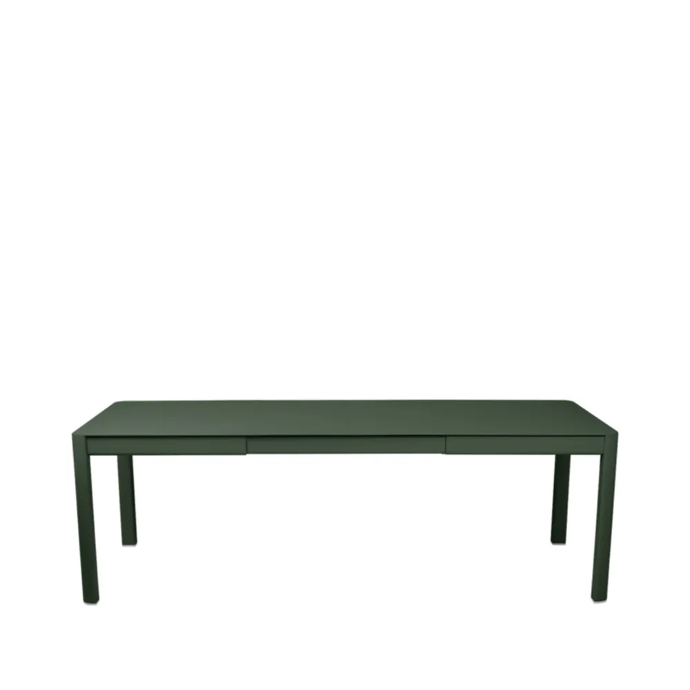 Ribambelle L bord, Cedar green (grön), 2 utdragsskivor Fermob