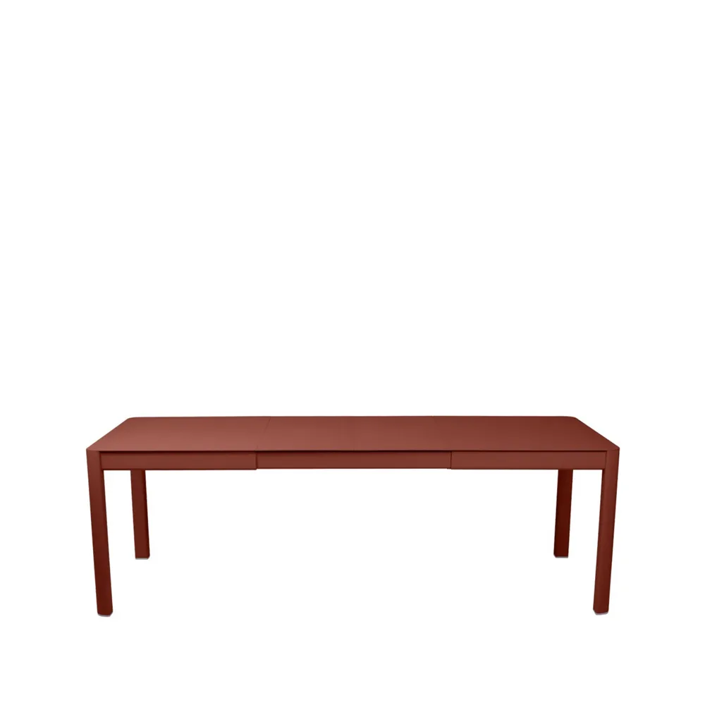 Ribambelle L bord, Red ochre (röd), 2 utdragsskivor Fermob
