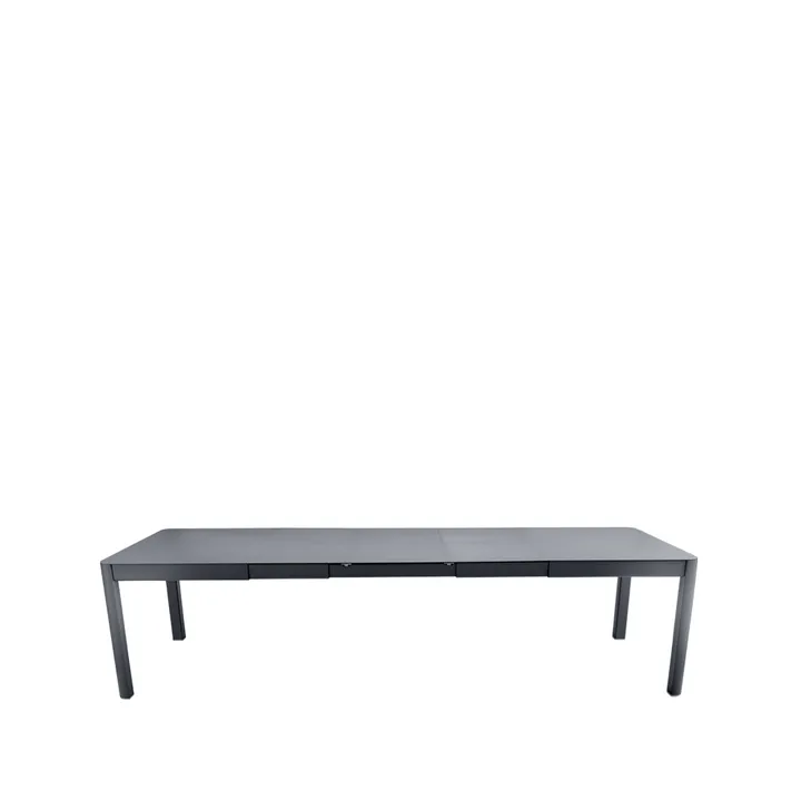 Ribambelle XL bord - Anthracite (grå), 3 utdragsskivor - Fermob