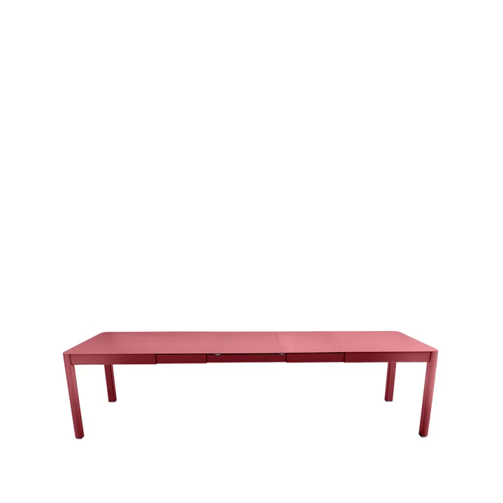 Ribambelle XL bord - Chili (röd), 3 utdragsskivor - Fermob