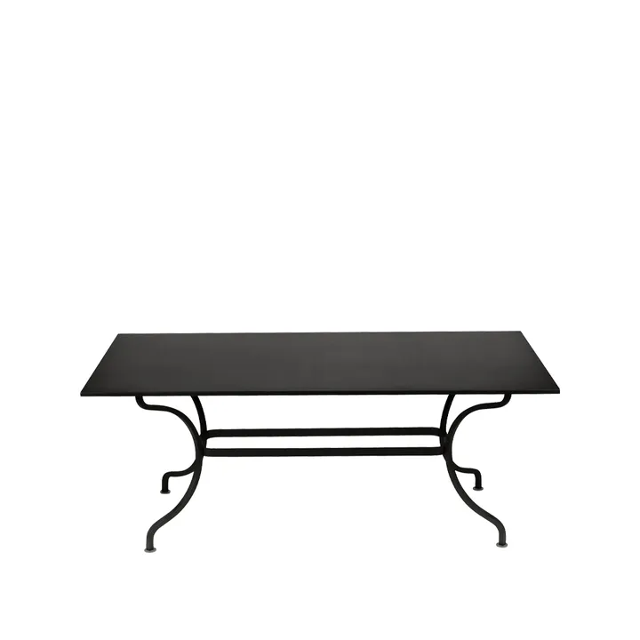 Romane bord rektangulärt - Liquorice (svart) - Fermob