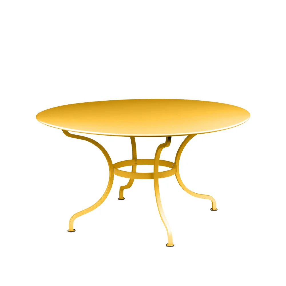 Romane bord runt, Honey (gul) Fermob