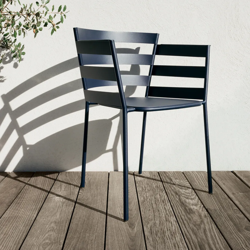 Rythmic karmstol, Anthracite (grå) Fermob
