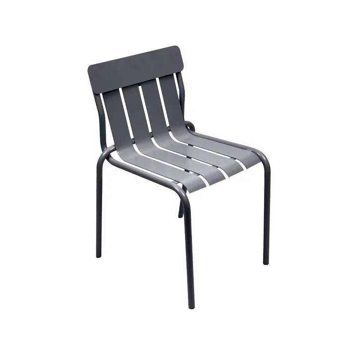 Stripe stol - Anthracite (grå) - Fermob