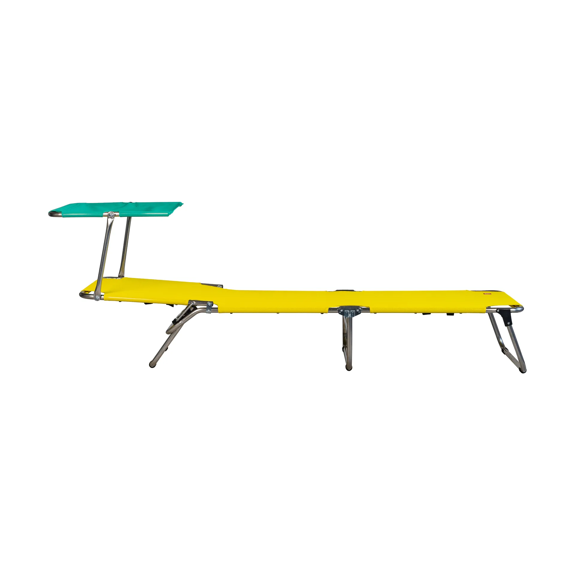 Amigo Top Pop solsäng, Yellow-aqua green Fiam