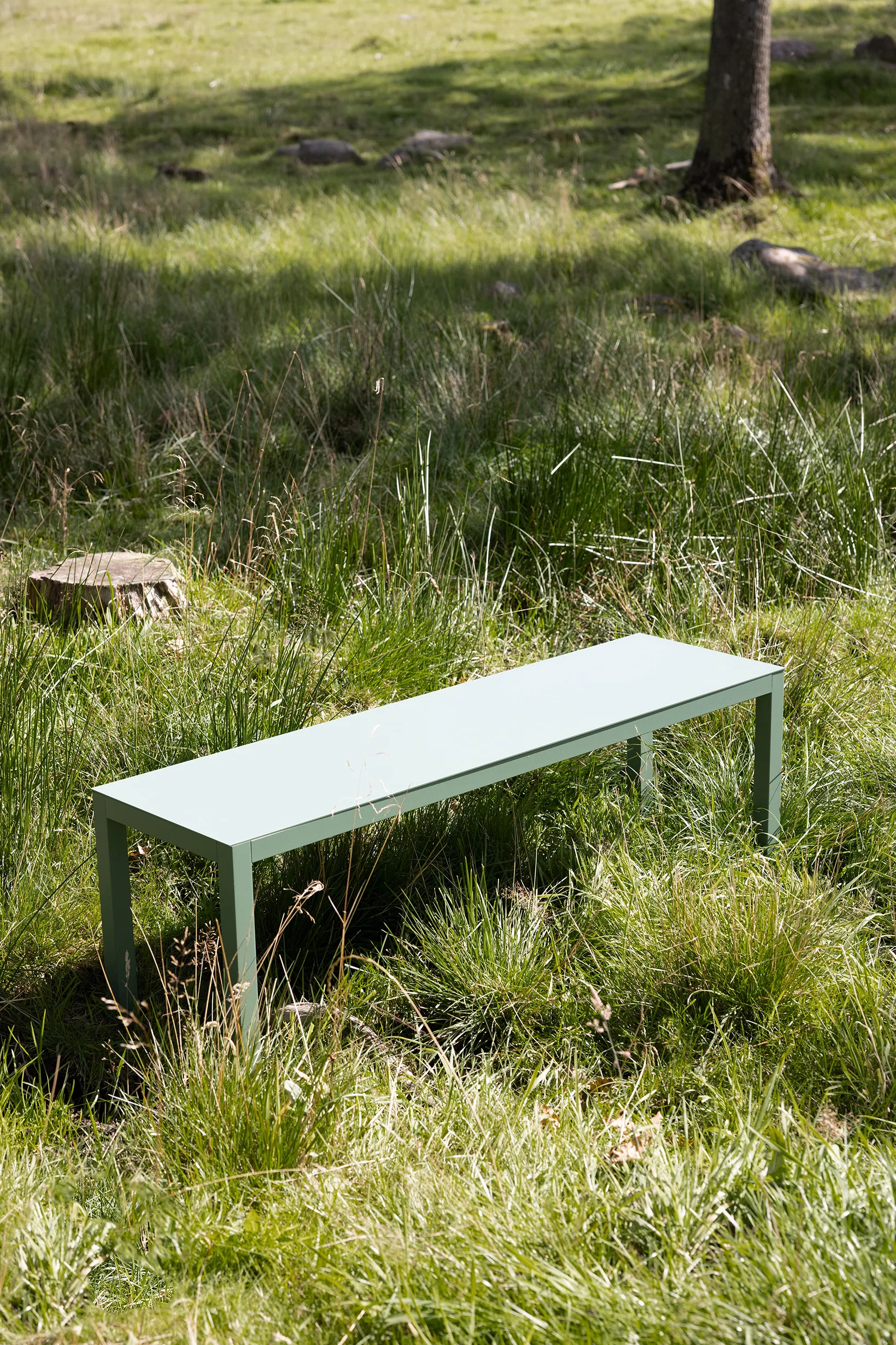 Aria bänk, Sage green Fiam