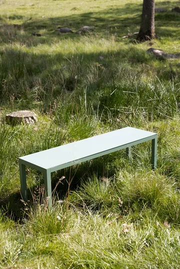 Aria bänk - Sage green - Fiam