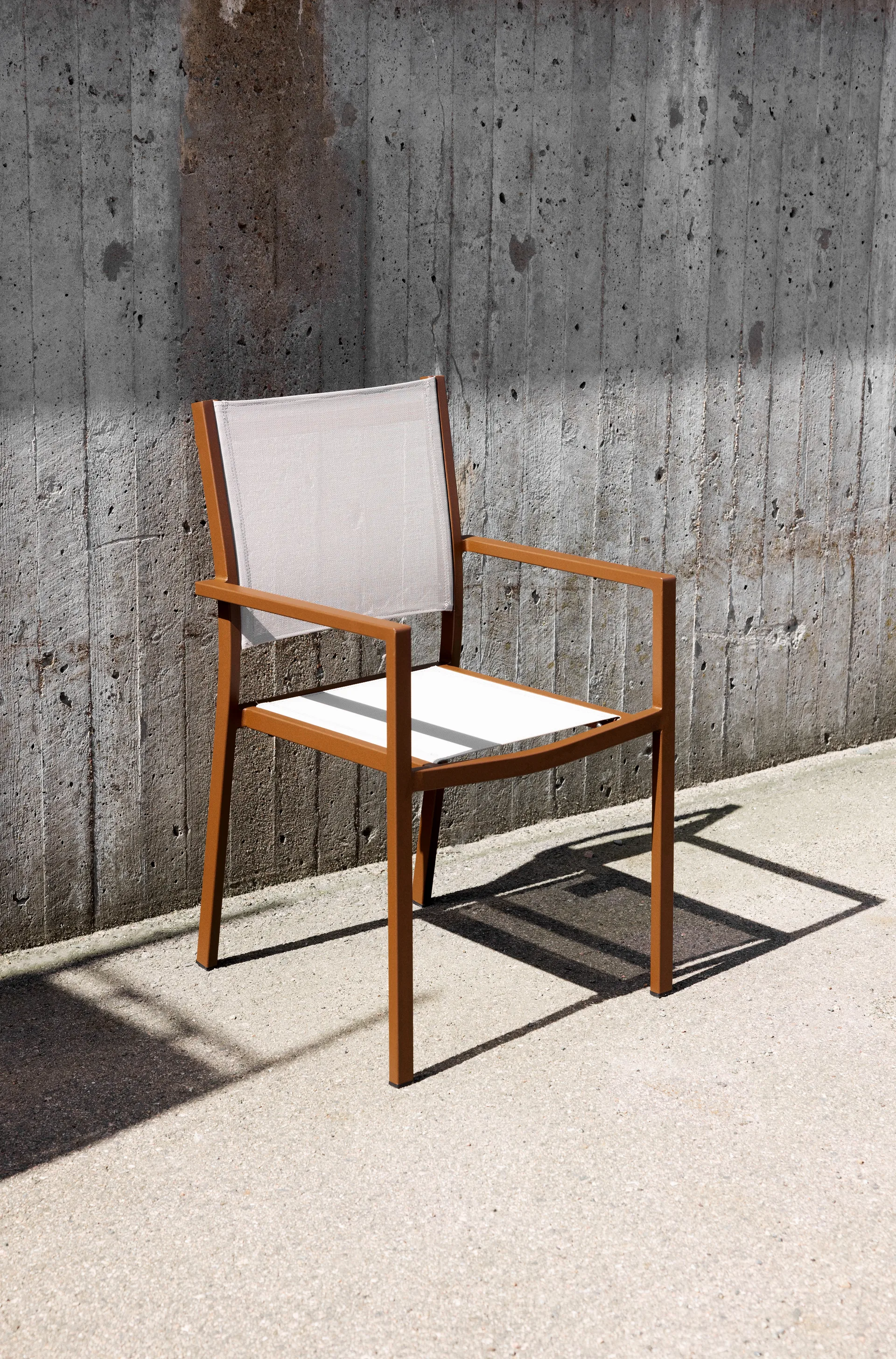 Aria stol, Rust-taupe (brun) Fiam