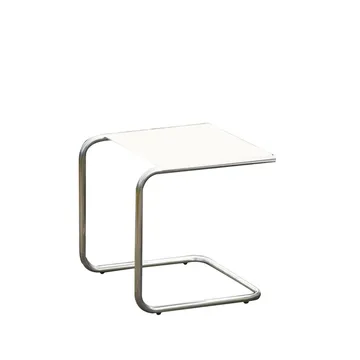 Club sidobord - Vit, aluminiumstativ - Fiam