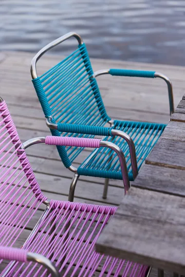 Mya Spaghetti karmstol - Pink - Fiam