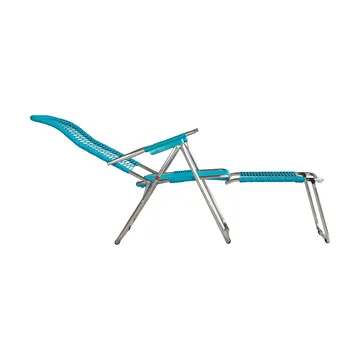 Spaghetti solstol med fotstöd - Turquoise - Fiam