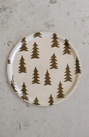 Gran bricka - Brun, Ø38 cm - Fine Little Day