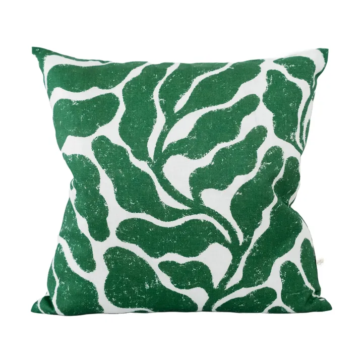 Leaves kuddfodral 48x48 cm - Green - Fine Little Day