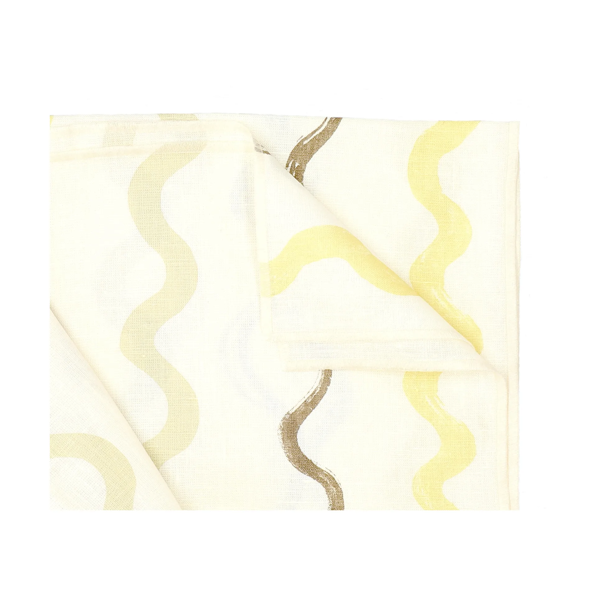 Randig bordsduk 149x250 cm, White-yellow Fine Little Day