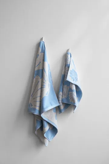Snäcka handduk 50x70 cm - Blue - Fine Little Day