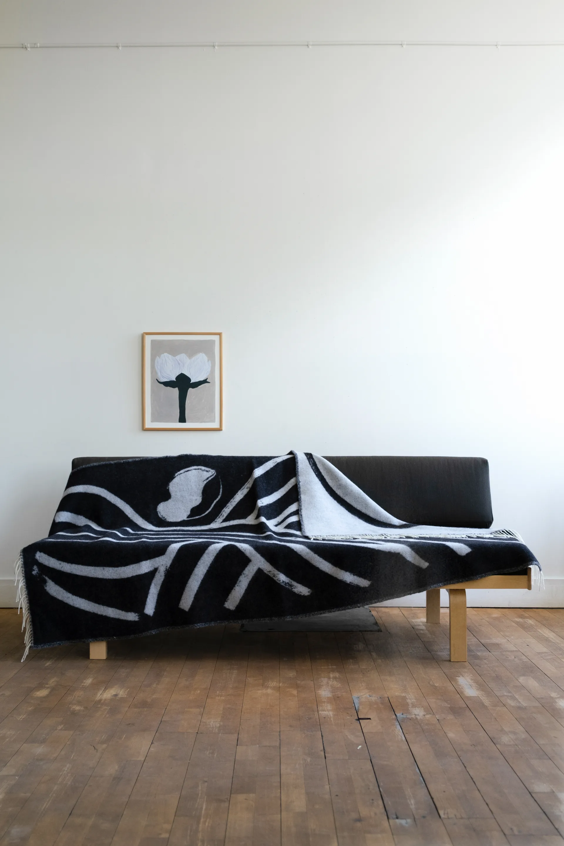 Sofia Lind ullpläd 130x190 cm, Dovegrey Fine Little Day