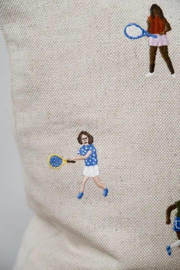 Tennis kuddfodral 48x48cm - Nature - Fine Little Day
