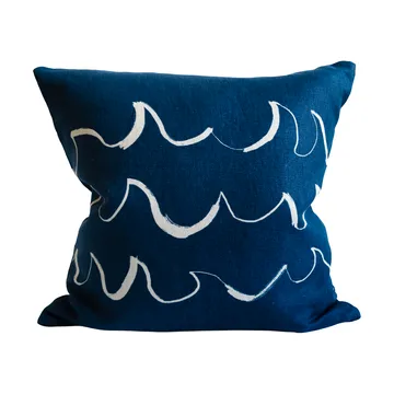 Wave kuddfodral 48x48 cm - Blue - Fine Little Day