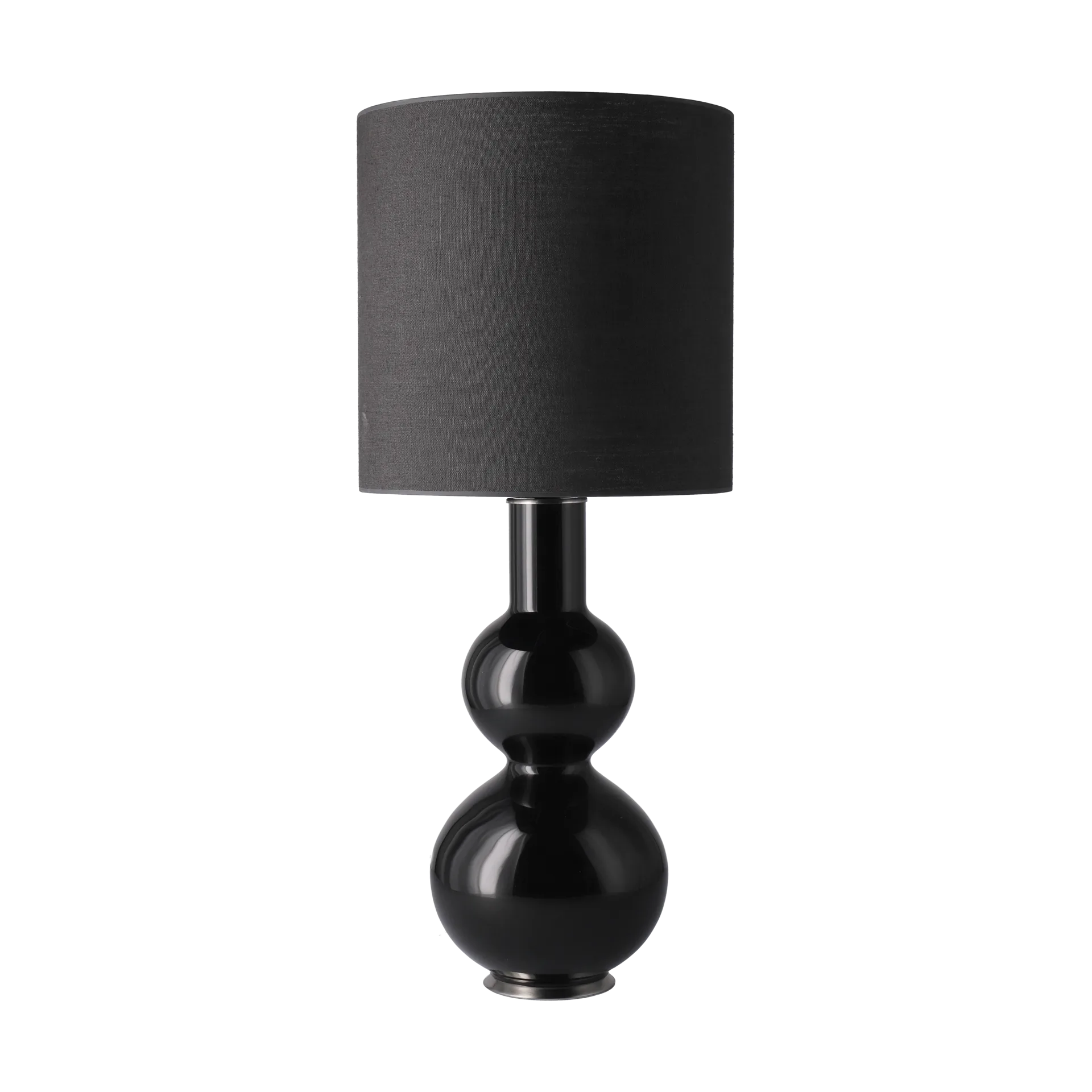 Augusta bordslampa svart lampfot, Lino Negro M Flavia Lamps