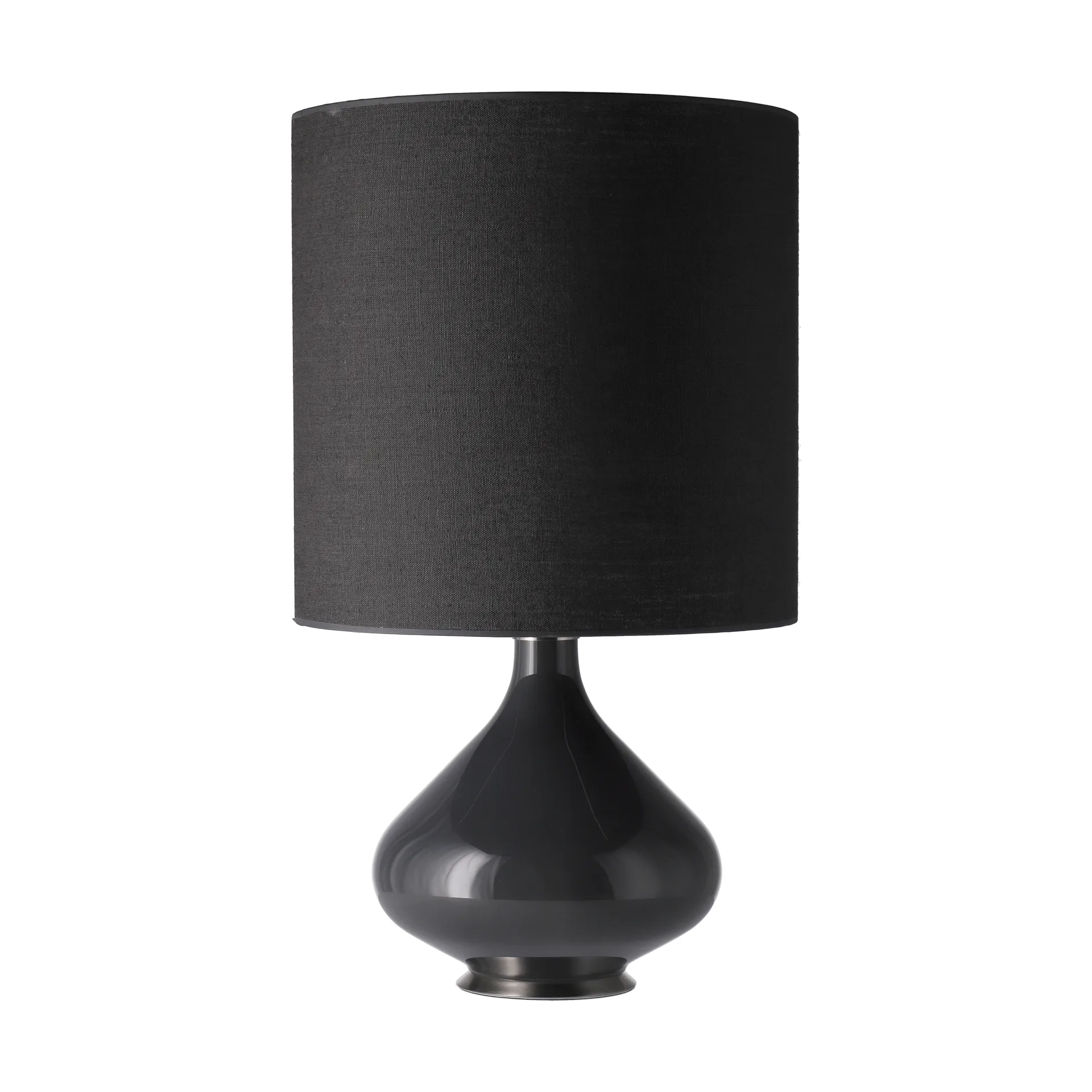 Flavia bordslampa grå lampfot, Lino Negro M Flavia Lamps