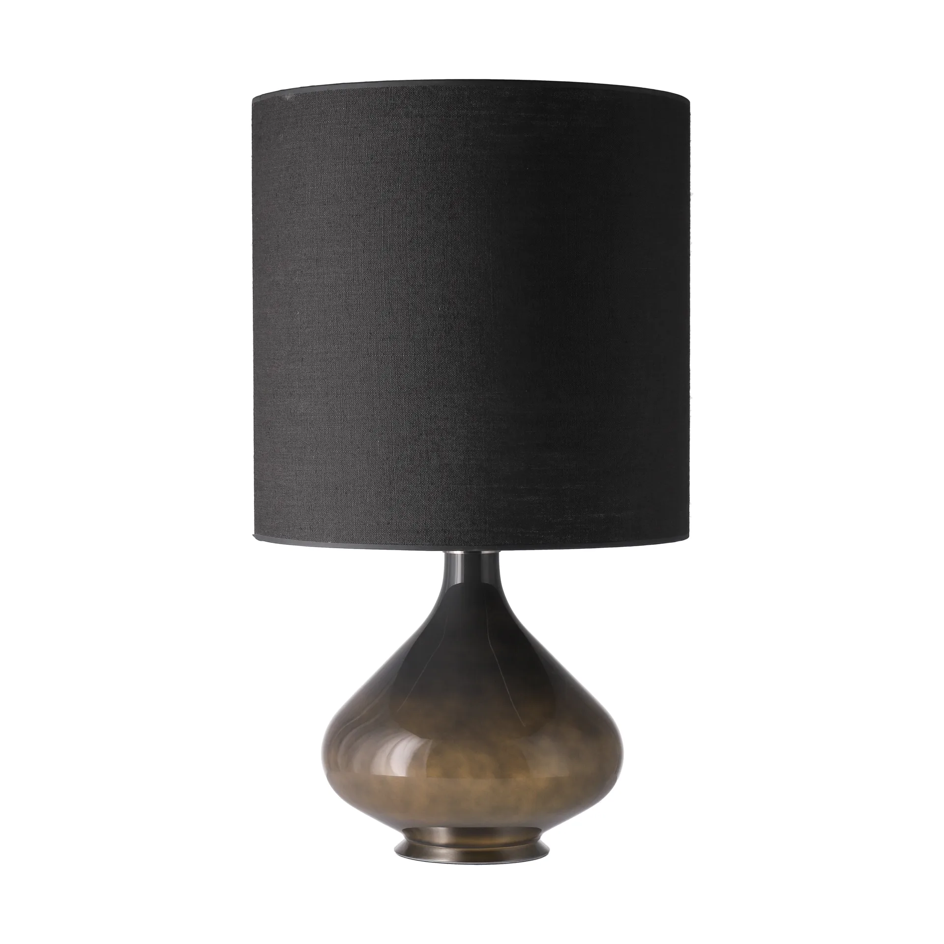 Flavia bordslampa grå lampfot, Lino Negro M Flavia Lamps