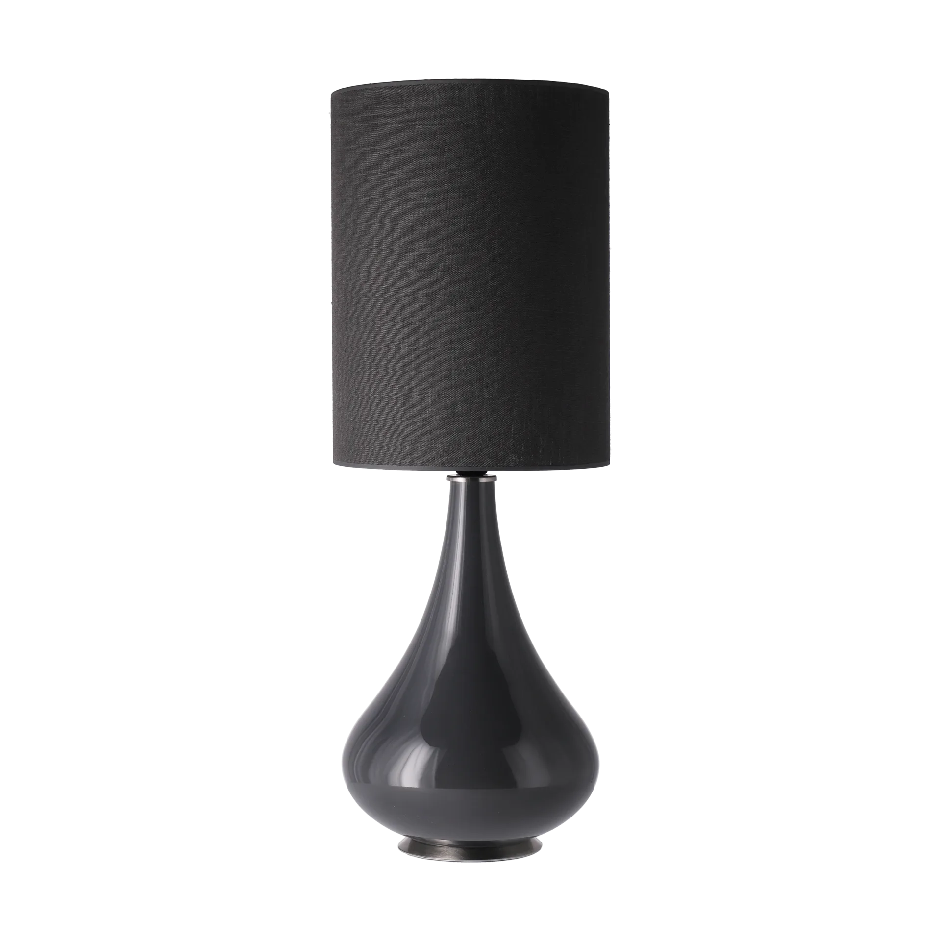 Renata bordslampa grå lampfot, Lino Negro L Flavia Lamps