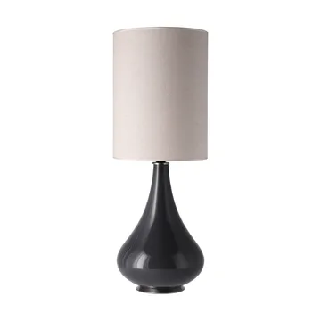 Renata bordslampa grå lampfot - Milano Tostado L - Flavia Lamps