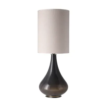 Renata bordslampa grå lampfot - Milano Tostado L - Flavia Lamps