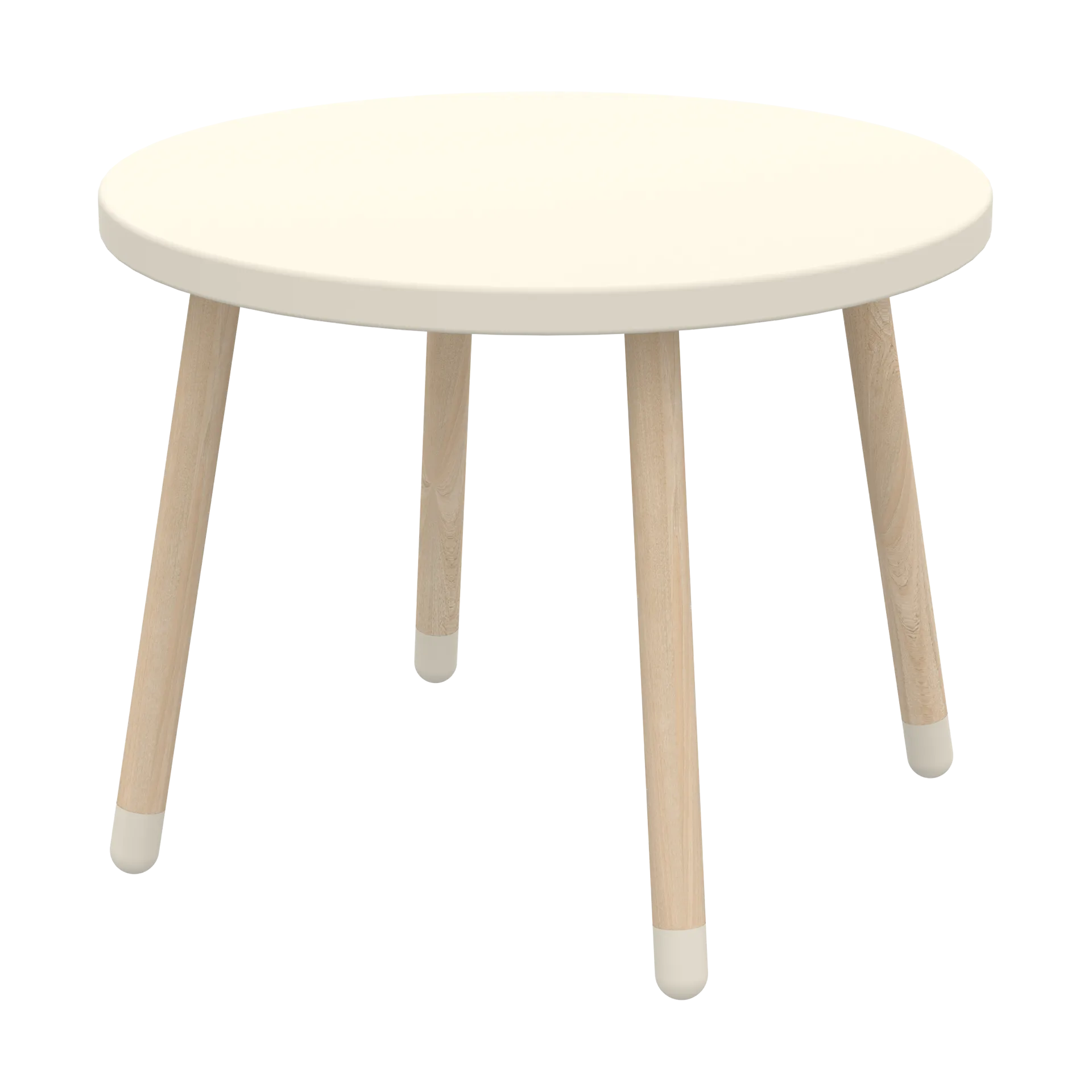 Dots lekbord Ø60 cm, Cream FLEXA
