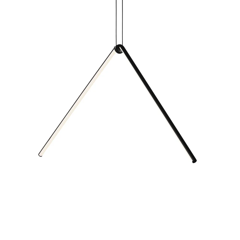 Arrangements Broken Line pendel, Black Flos