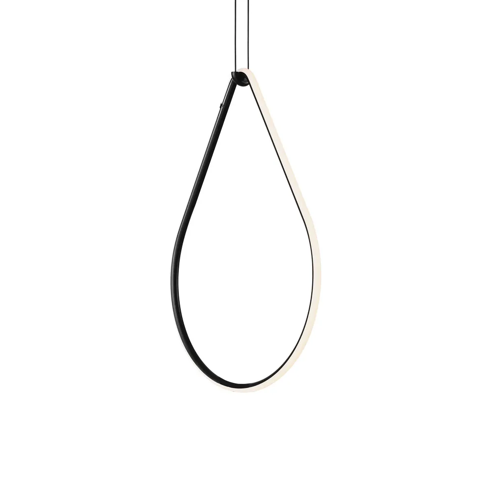 Arrangements Drop pendel, Black, down Flos