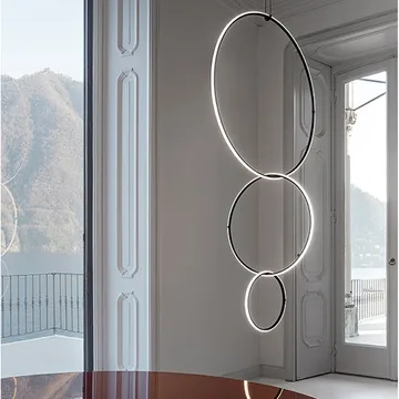 Arrangements Round pendel - Black, large - Flos